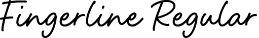 Fingerline Regular font - Fingerline.otf