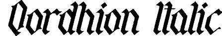 Qordhion Italic font - Qordhion-Texture-Italic-DEMO-VERSION.otf