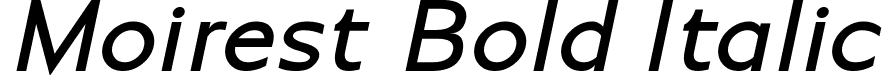 Moirest Bold Italic font - Moirest-Bold-Italic.ttf