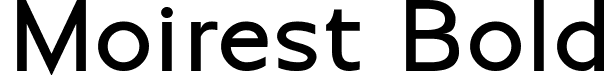 Moirest Bold font - Moirest-Bold.ttf