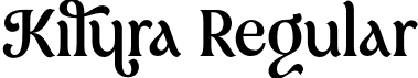 Kilura Regular font - Kilura.otf