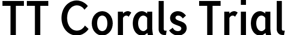 TT Corals Trial font - TT Corals Trial Bold.otf