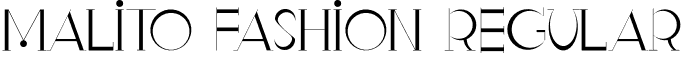 Malito Fashion Regular font - Malito Fashion.otf