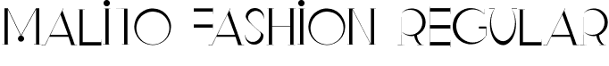 Malito Fashion Regular font - Malito-Fashion.ttf