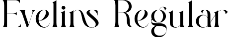 Evelins Regular font - evelins.otf