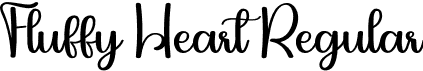 Fluffy Heart Regular font - Fluffy-Heart.otf