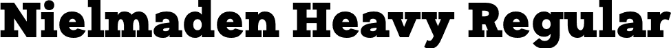 Nielmaden Heavy Regular font - Nielmaden-Heavy.otf