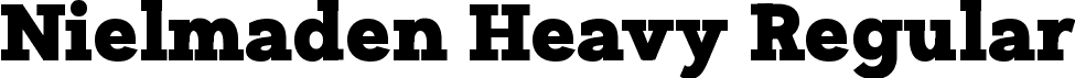 Nielmaden Heavy Regular font - Nielmaden-VF.ttf