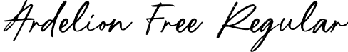 Ardelion Free Regular font - ardelion.otf