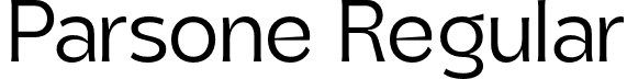 Parsone Regular font - Parson-Regular.otf