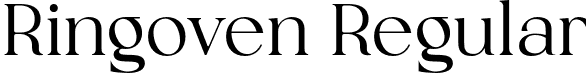 Ringoven Regular font - RingovenRegular-8OZYn.otf