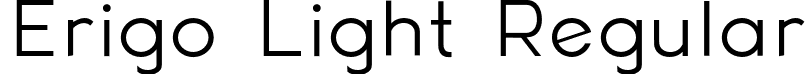 Erigo Light Regular font - ErigoLight-XGEDd.otf
