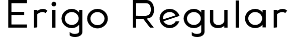 Erigo Regular font - ErigoRegular-ovMq0.otf