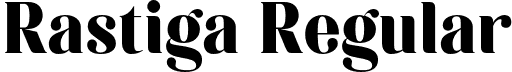 Rastiga Regular font - RastigaRegular-E4poe.otf