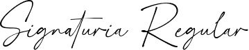 Signaturia Regular font - Signaturia.ttf