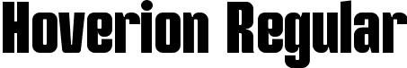 Hoverion Regular font - hoverion-e4xr4.ttf