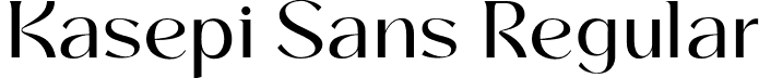 Kasepi Sans Regular font - Kasepi Sans.otf