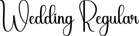 Wedding Regular font - Wedding.otf