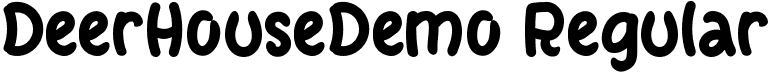 DeerHouseDemo Regular font - DeerHouseDemoRegular.ttf