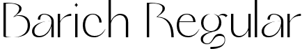 Barich Regular font - BarichDEMO-Regular.ttf