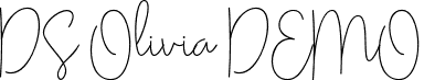 DS Olivia DEMO font - DS Olivia DEMO.otf