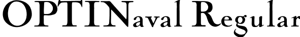 OPTINaval Regular font - OPTINaval.otf