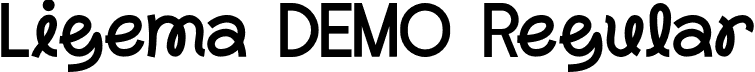 Ligema DEMO Regular font - Ligema DEMO.otf