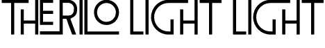 Therilo Light Light font - therilolightlight-rvrd9.otf