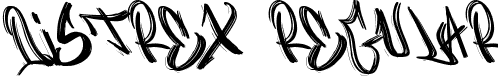 Distrex Regular font - Distrex.ttf