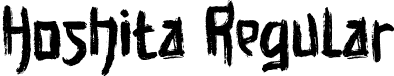 Hoshita Regular font - Hoshita.otf