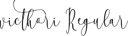 victhori Regular font - Victhori.ttf