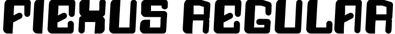 Fiexus Regular font - Fiexus.ttf