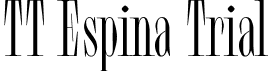 TT Espina Trial font - TT-Espina-Trial-DemiBold.ttf