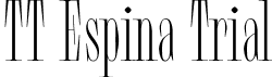 TT Espina Trial font - TT-Espina-Trial-Regular.ttf