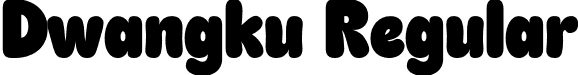 Dwangku Regular font - Dwangku-Regular.otf