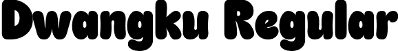 Dwangku Regular font - Dwangku-Regular.ttf