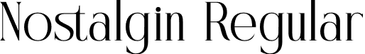 Nostalgin Regular font - Nostalgin.otf