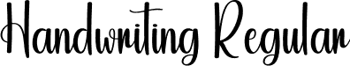 Handwriting Regular font - Handwriting.otf