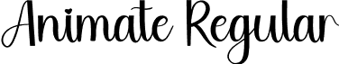 Animate Regular font - Animate.otf