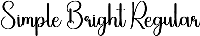 Simple Bright Regular font - Simple-Bright.otf