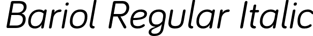 Bariol Regular Italic font - Bariol_Regular_Italic.otf