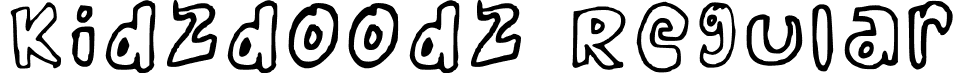 Kidzdoodz Regular font - Kidzdoodz-Regular.otf