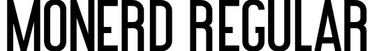 Monerd Regular font - Monerd-Solid.otf