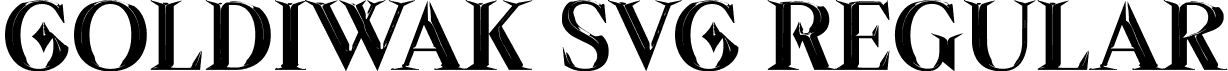 Goldiwak SVG Regular font - Goldiwak.ttf