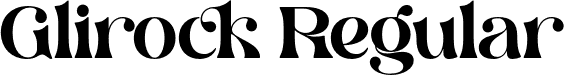 Glirock Regular font - Glirock-Regular.otf