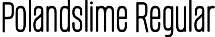 Polandslime Regular font - Polandslime.otf