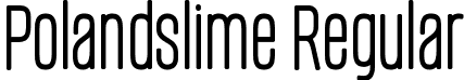 Polandslime Regular font - Polandslime.ttf