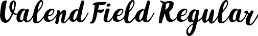 Valend Field Regular font - Valend Field.ttf