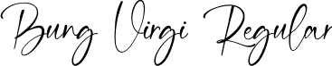 Bung Virgi Regular font - Bung Virgi.ttf