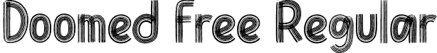 Doomed Free Regular font - Doomed-Free.otf